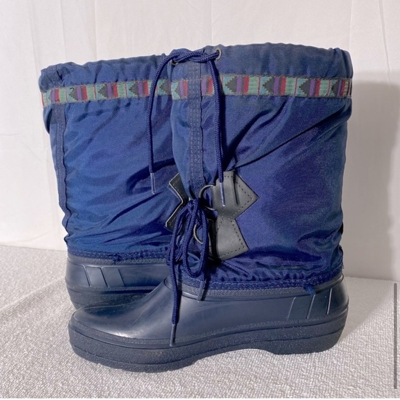 Vintage Baffin Navy Blue Insulated Winter Boots 9 - Picture 10 of 14